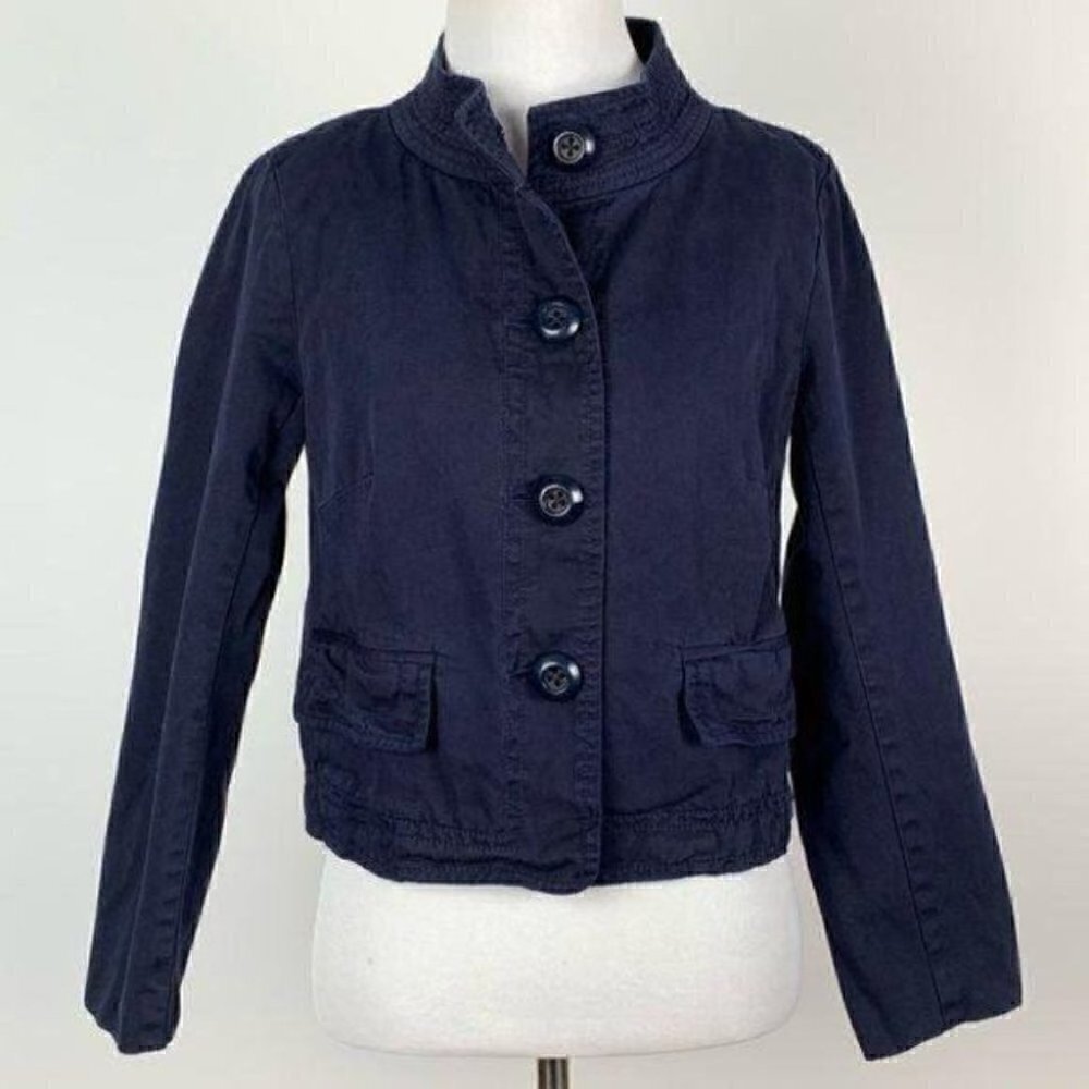 J Crew classic twill chino blazer size 2 81684 - Picture 6 of 8